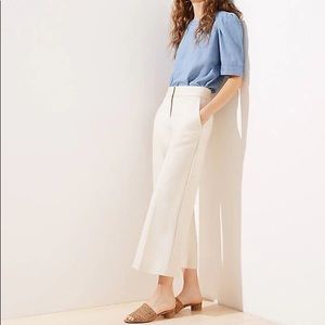Loft Riviera wide leg high waist pants